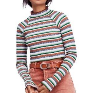FREE PEOPLE Cropped Turtleneck